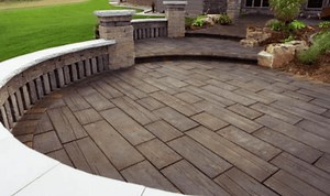 Get the Look of Wood Plank Flooring with Stamped Concrete
