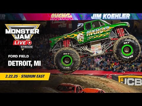 Monster Jam: Detroit - 1 (Full Event) | Feb 22, 2025 | Stadium East