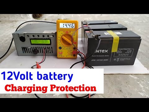 The Right Way to Charge a 12v battery | How to make 12 volt battery charger