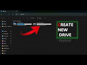 How to Create a New Drive in Windows 11 | Step-by-Step Guide