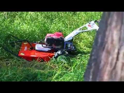 How to Use a Walk Behind Brush Mower - The Samurai Brush Cutter