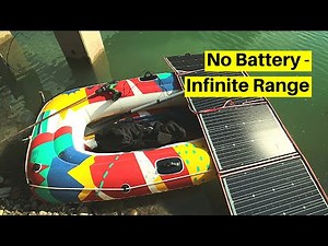 The World's Simplest Solar Powered Boat (No Battery)
