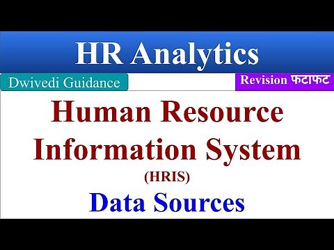 HRIS, Human resource information system, HR information systems and data sources, HR Analytics