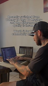44K views · 24 reactions | Trying to learn to code in an endless cycle of tutorials? Remove the guesswork. At Zero To Mastery you'll get: ✅ Clarity with a clear roadmap ✅ Support from our community of 400,000+ ✅ Structure with step-by-step tutorials ✅ Confidence by building real-world projects ✅ Accountability with help from our instructors and students It's time to ACTUALLY learn to code. Get started today: https://zerotomastery.io/ | Zero To Mastery | Facebook