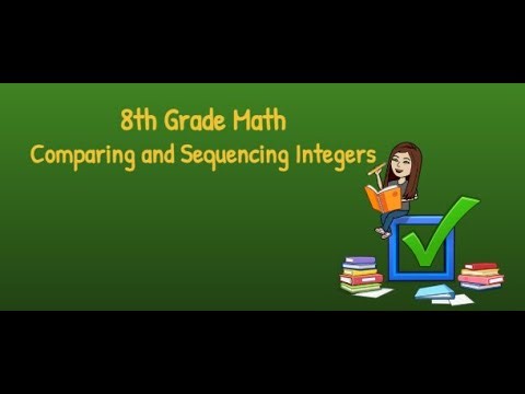 8th Grade Math Comparing and Sequencing Integers Review