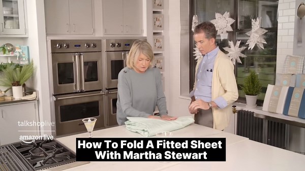 Learn How To Fold A Fitted Sheet With Martha Stewart
