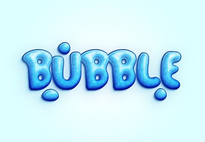 How to Create a Cool Bubble Font Text Effect