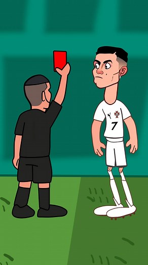 How Ronaldo get a red card against Ireland 🟥. #ronaldo | Body Animation