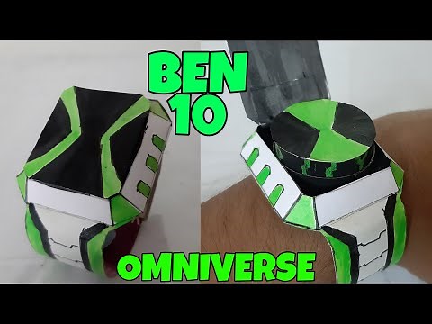 how to make ben 10 omniverse omnitrix out of paper