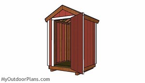 5x5 Shed - Free DIY Plans | MyOutdoorPlans