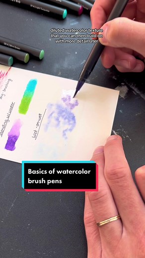 How to use watercolor brush pens for absolute beginners! #art #artist #watercolor #watercolorpainting #watercolorart #watercolorbrush #watercolorbrushpen #arttutorial #watercolortutorial #artistro @Artistro