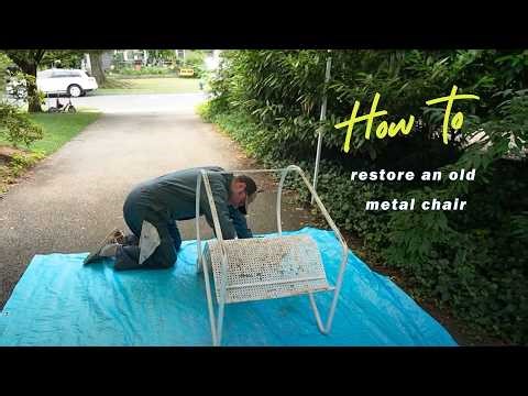 How to Restore a Rusty Metal Chair | Easy DIY Upcycle Project | Remodeler's Guide