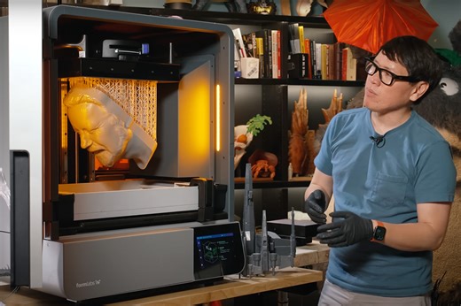 Adam Savage Uses Form 4L to 3D Print a Life-Sized Replica of His Head