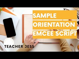 SAMPLE EMCEE SCRIPT FOR GAD ORIENTATION || Teacher Jess