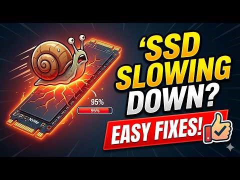 Stop Your SSD From Slowing Down (Do This Now)