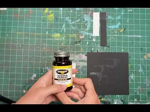 How To Use Rubber Cement: The right way.
