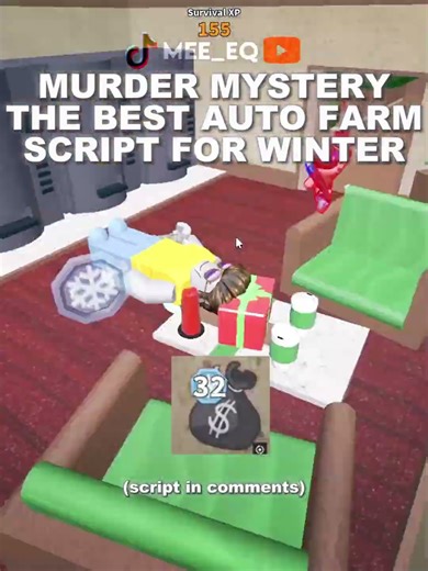 MM2 ❄️ Auto Farm Script 🤖 | Winter Update #mm2 #murdermystery2 #mm2script #delta #roblox