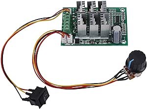Hilitand Motor Speed Controller, DC 5V-36V 15A 3-Phase Brushless Motor Speed Control CW CCW Reversible Switch
