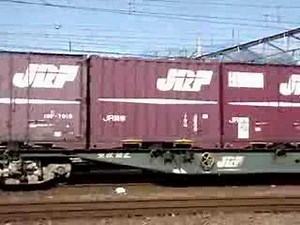 貨物列車 3055レ＆入換(2077レ)