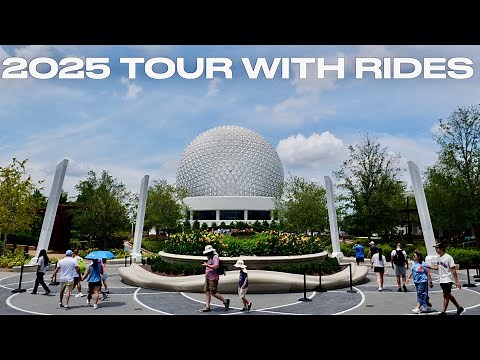 EPCOT 2025 Complete Walkthrough Experience w/ Rides in 4K | Walt Disney World Florida August 2025