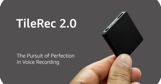 TileRec 2.0: World's Slimmest Recorder, Enhanced! by ATTO DIGITAL - Indiegogo