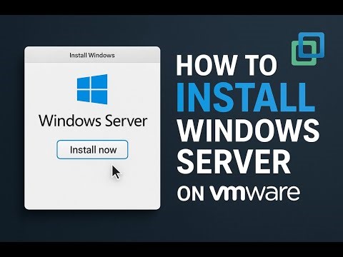 Windows Server Installation on VMware | Full Setup Guide 2025