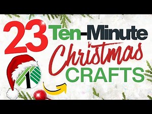 23 GORGEOUS 🎄 10-MINUTE Dollar Tree DIY Crafts For CHRISTMAS