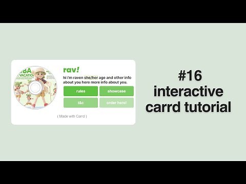art commission carrd tutorial #16