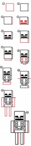 How To Draw A Minecraft Skeleton - Art For Kids Hub — Free Drawing Lessons for Kids -