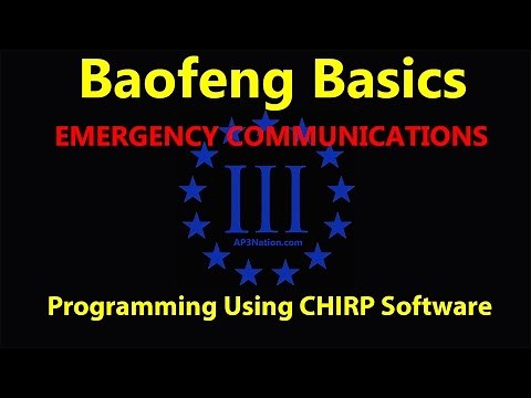 Baofeng Basics Video 2: How to Program your Baofeng UV-5R using CHIRP.