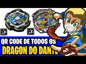QR CODE DE TODOS OS DRAGON DO DANTE KORYU | BEYBLADE BURST APP