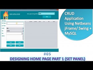 #5 How to design a dashboard UI using Swing and Java Netbeans - Part 01