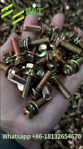 Galvanizing Coating Color CR6/CR3 Passivation after Zinc Plating #coating #plating