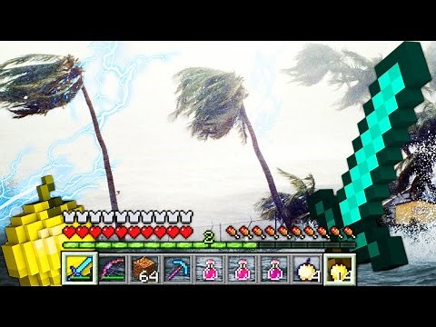 REALISTIC HURRICANE IN MINECRAFT | Minecraft - Mod Battle Challenge | JeromeASF