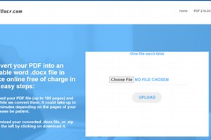 PDF2OCR - Convert pdf to word or excel