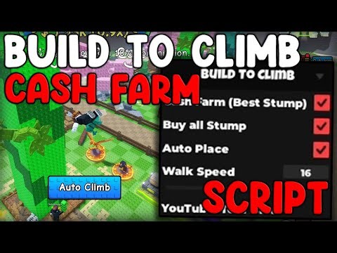 [🌴UPDATE] Build To Climb NEW Script Auto Farm, Infinite Cash & MORE - Roblox 2025
