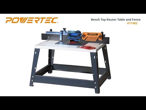 Bench Top Router Table and Fence Set POWERTEC (71402) - Woodworking Tools & Accessories