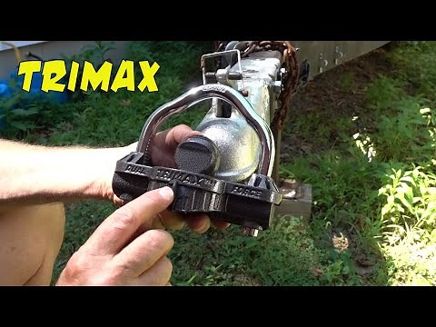 (1537) TriMax UMAX50 Trailer Coupler Lock