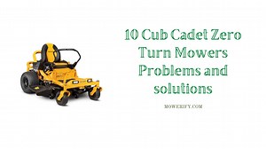 10 Common Cub Cadet Zero Turn Mower Problems And Solutions - Mowerify
