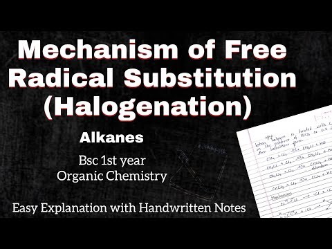 Halogenation - Mechanism #bsc || Chemistry of Aliphatic Hydrocarbons || Easy Explanation