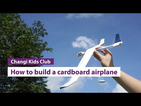 How to build a cardboard airplane