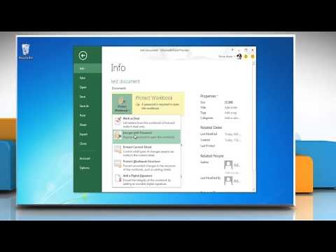 How to Remove Password Protection from an Excel 2013 Spreadsheet