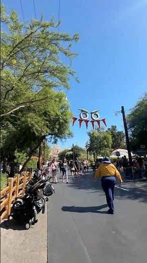 Rte 66 Entrance into Cars Land @ DisneyLand Anaheim California Adventure Park #disney #california