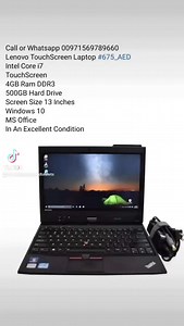 Call or Whatsapp 00971569789660 Lenovo TouchScreen Laptop #675_AED Intel Core i7 TouchScreen 4GB Ram DDR3 500GB Hard Drive Screen Size 13 Inches Windows 10 MS Office In An Excellent Condition #dubai #abudhabi #uae #laptop #computer | UAE Laptops And Tablets | Facebook