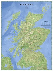 Scotland Map - Etsy UK