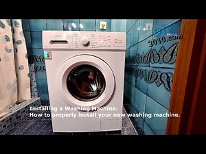 How to Install Your New Washing Machine | Washing Machine Installation | Plumbing a Washing Machine