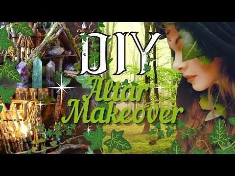DIY Altar Makeover by a Forest Witch 🌲