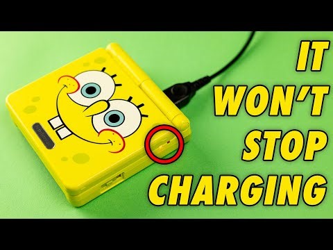 Fixing a GBA SP That Won't Stop Charging