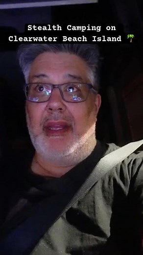 Stealth Camping on Clearwater Beach Island 🌴 | Van-Life Morning in the Winnebago Revel