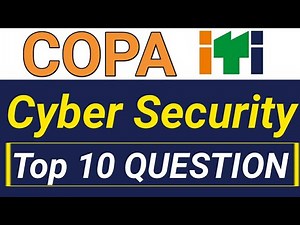 Cyber security COPA ITI MCQ questions and answers important for theory Exam paper 2023-24 NCVT SCVT